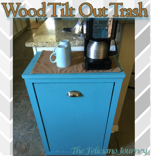 Diy Wood Tilt Out Trash Bin