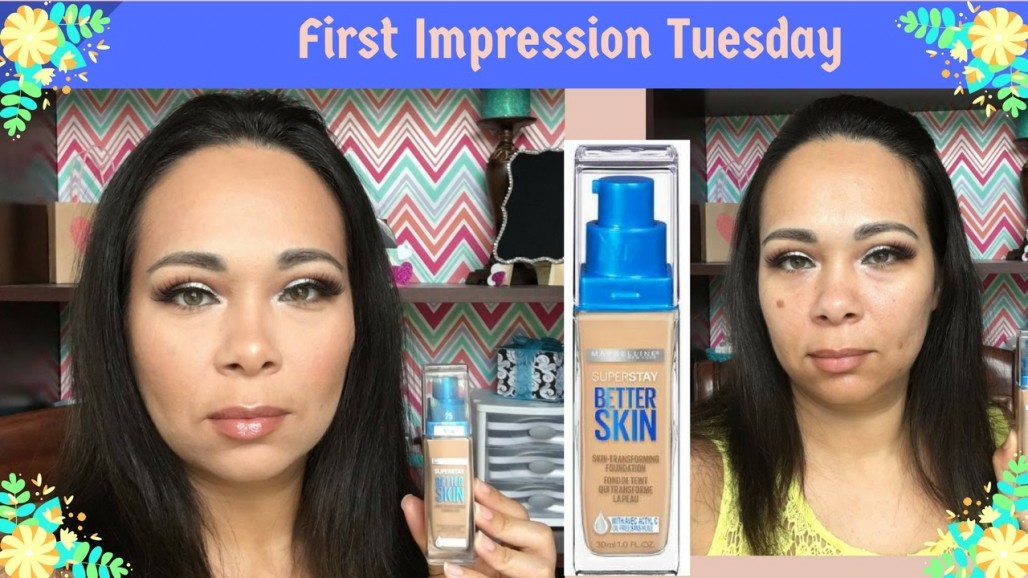 First Impression Maybelline SUPER STAY BETTER SKIN Foundation | Jazz Journey
