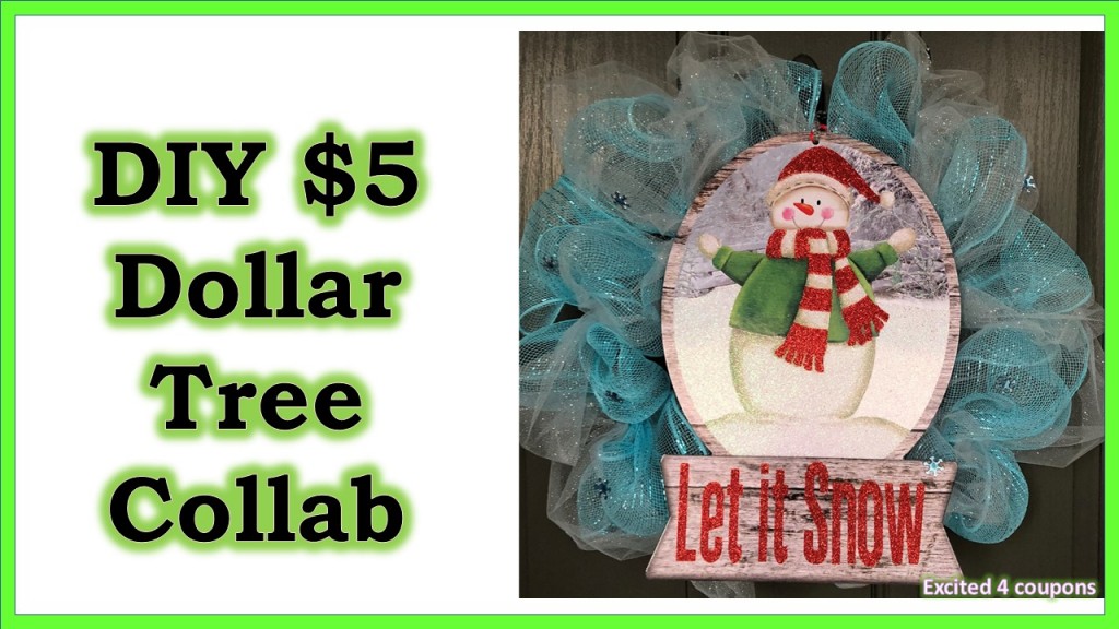 DIY – Dollar Tree $5 Decoration (Wreath)
