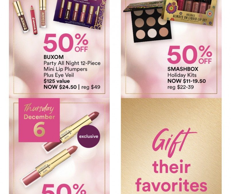 12/4 – Ulta 25 Days of Surprise Deals – Buxom 12 pc Mini Lip $24.50 value $125