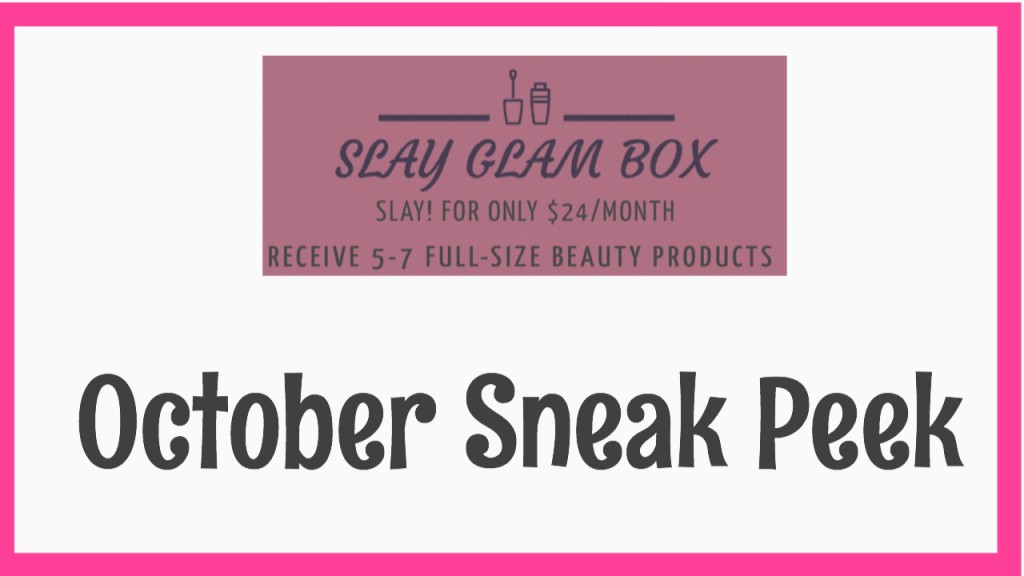 Slay Glam Box October 2019 Sneak Peek (brush set)