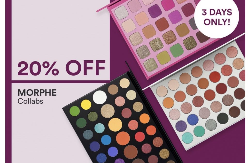 Ulta Morphe Collabs as low as $4.00 (3 days only)