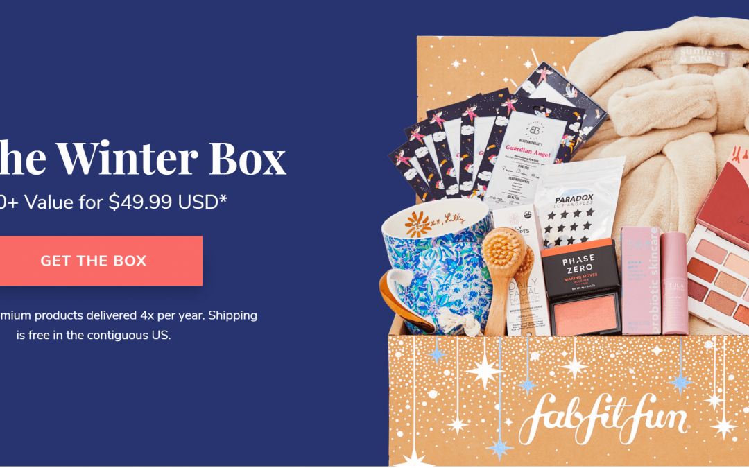 FabFitFun Winter 2020 Customization is open for (Select Members)