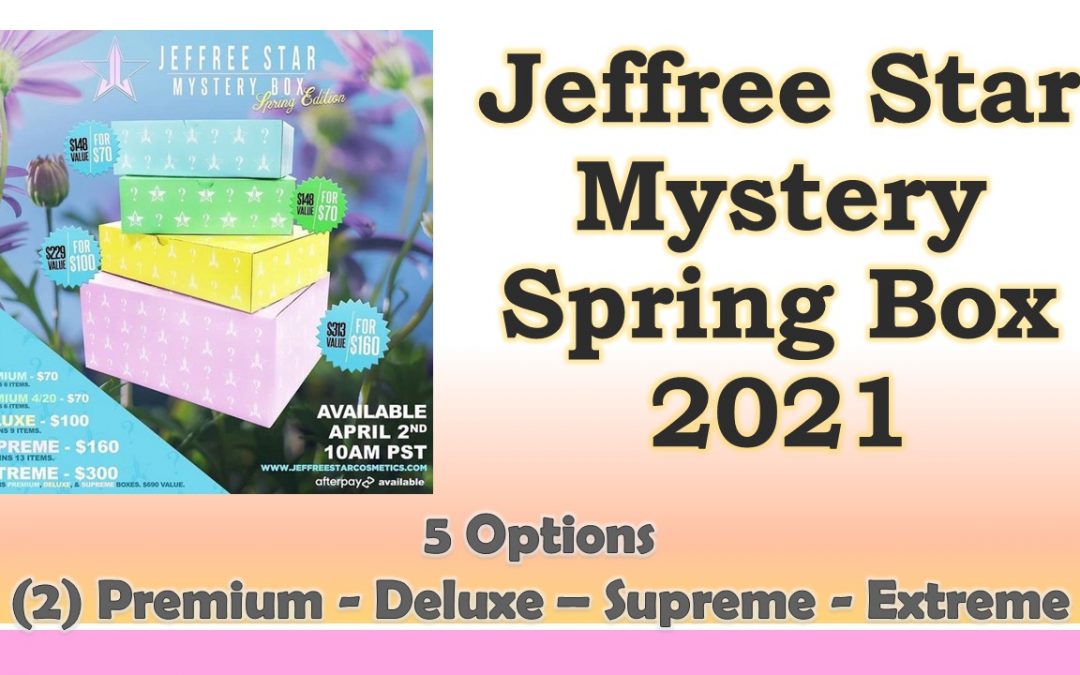 Jeffree Star Spring Mystery Box 2021 – 3 Spoilers (Premium Box)