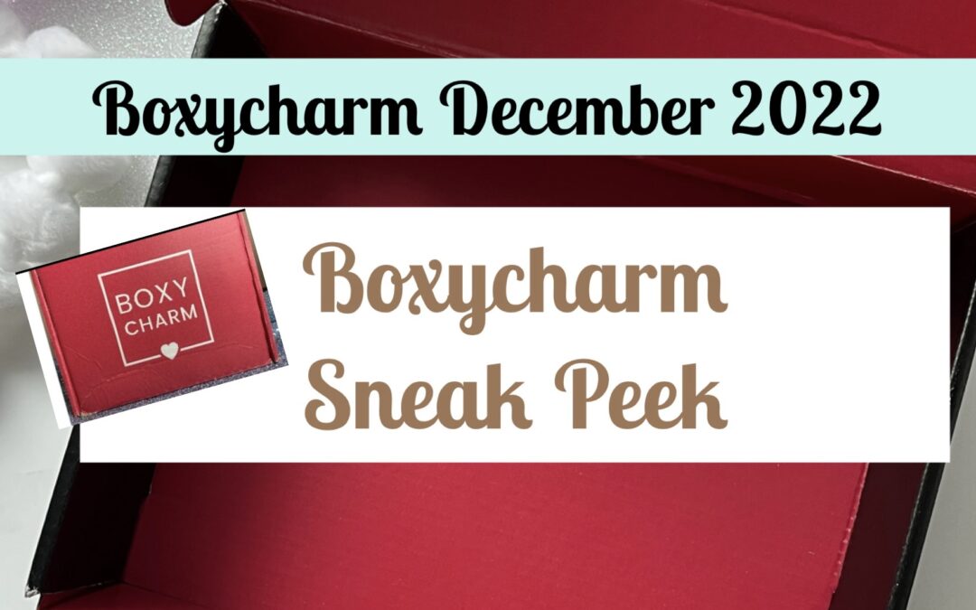 Boxycharm Base Box December 2022 Choices